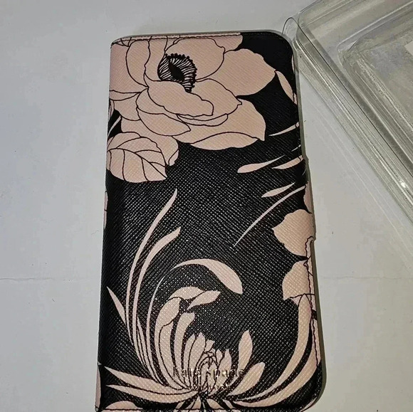 KATE SPADE‎ GARDENIA FOLIO IPHONE CASE WIRU1041 - BLACKMULTI - XS - Picture 6 of 8